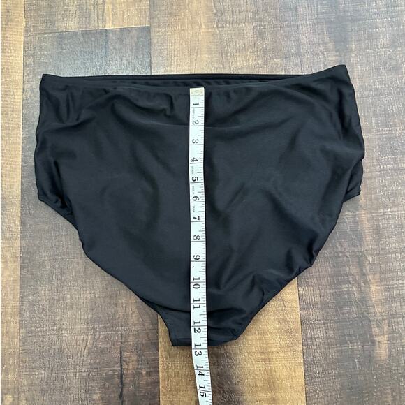 Albion Fit Black High-Waisted Swimsuit Bottoms Size Large - Picture 5 of 7